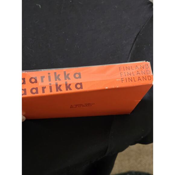 Aarikka Finland NIB Red Mid Century 20 Paper Napkin & 8 Wood Ring Set - Picture 7 of 7